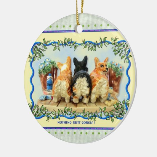 Niets Butt Corgis! Ornament (Links)