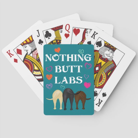 Niets Butt Labs. Speelkaarten (Achterkant)