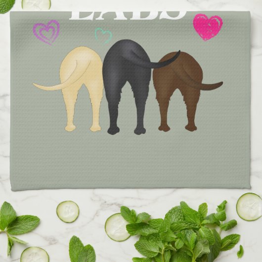 Niets Butt Labs. Theedoek (Gevouwen)