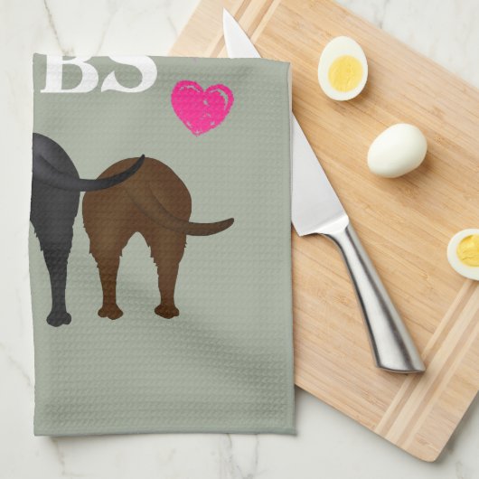 Niets Butt Labs. Theedoek (Quarter Fold)