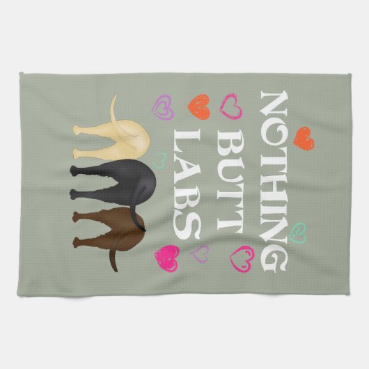 Niets Butt Labs. Theedoek (Horizontaal)