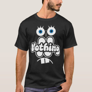 Niets Cartoon ontwerp T-shirt