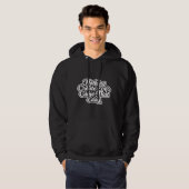 Niets creëer kwam ooit zo makkelijk- motivatie hoodie (Voorkant volledig)