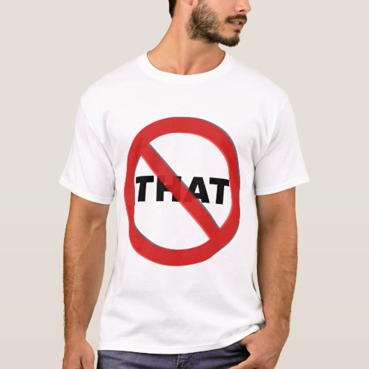 Niets daarvan T T-shirt (Voorkant)