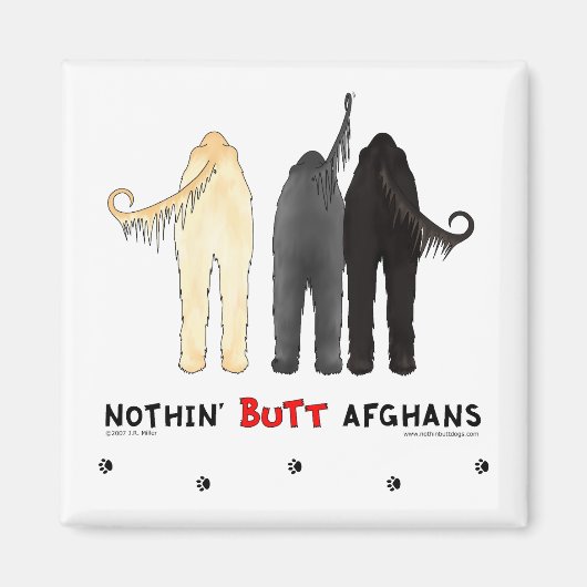 Niets dan Afghanen magneet (Voorkant)