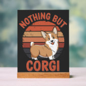 Niets Dan Corgi Acryl Bord (Neutraal)