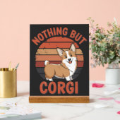 Niets Dan Corgi Acryl Bord (Huwelijk)