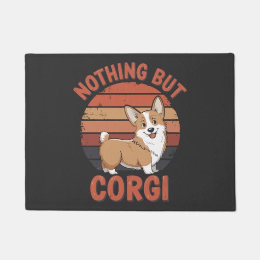 Niets Dan Corgi Deurmat (Voorkant)