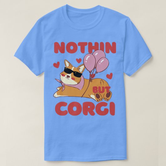 Niets dan Corgi Dog Dierenvriend987 T-shirt (Design voorkant)