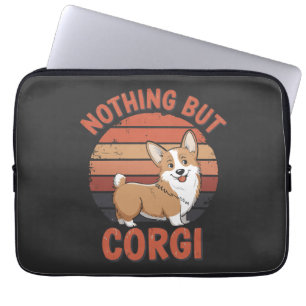 Niets Dan Corgi Laptop Sleeve