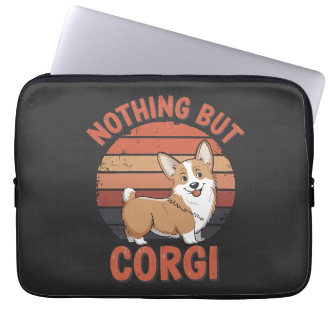 Niets Dan Corgi Laptop Sleeve (Voorkant)