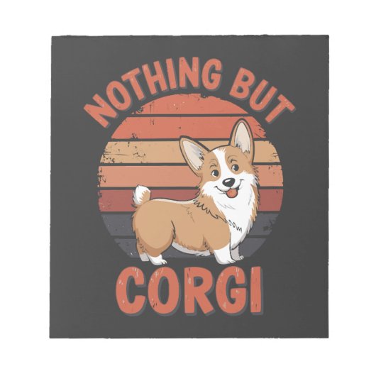 Niets Dan Corgi Notitieblok (Voorkant)