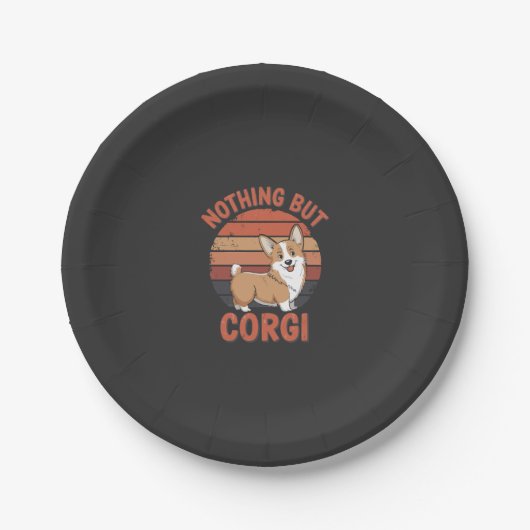 Niets Dan Corgi Papieren Bordje (Voorkant)