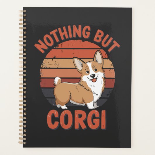 Niets Dan Corgi Planner (Voorkant)