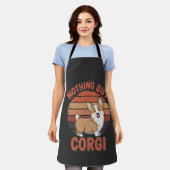 Niets Dan Corgi Schort (Gedragen)