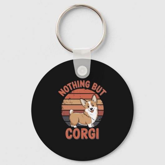 Niets Dan Corgi Sleutelhanger (Voorkant)