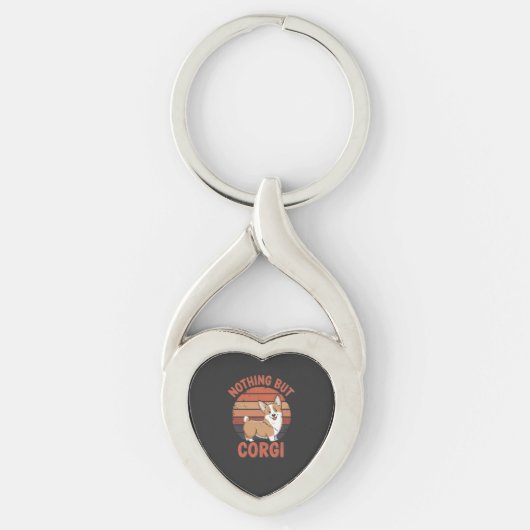 Niets Dan Corgi Sleutelhanger (Voorkant)