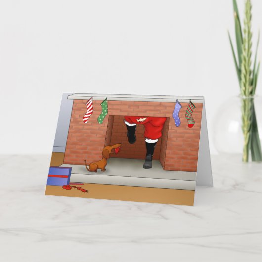 Niets dan een Doxie kerst Feestdagen Kaart (Voorkant)