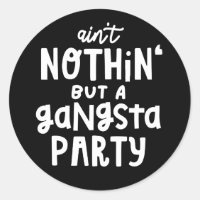 Niets dan een Gangsta Party 90's Hip Hop Rap