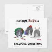Niets dan een herdershond Kerstmis Feestdagenkaart (Voorkant / Achterkant)