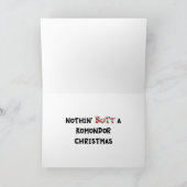 Niets dan een Komondor Kerstmis Feestdagen Kaart (Binnen)