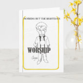 Niets dan een machtig Wenskaart Kaart (Gele Bloem)