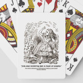 Niets dan een pak Kaarten Wonderland spelen kaart