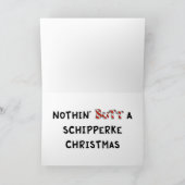 Niets dan een Schipperke Kerstmis Feestdagen Kaart (Binnen)