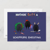Niets dan een Schipperke Kerstmis Feestdagenkaart (Voorkant / Achterkant)