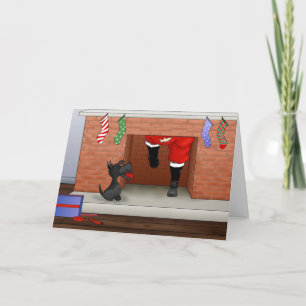 Niets dan een Scottie kerst Feestdagen Kaart