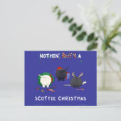 Niets dan een Scottie kerst Feestdagenkaart (Staand voorkant)