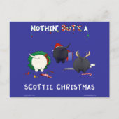Niets dan een Scottie kerst Feestdagenkaart (Voorkant)