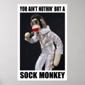Niets dan een Sock Monkey-Poster Poster (Voorkant)