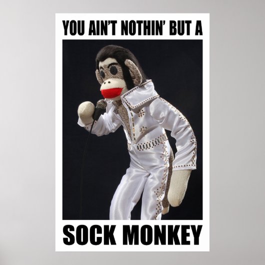 Niets dan een Sock Monkey-Poster Poster (Voorkant)