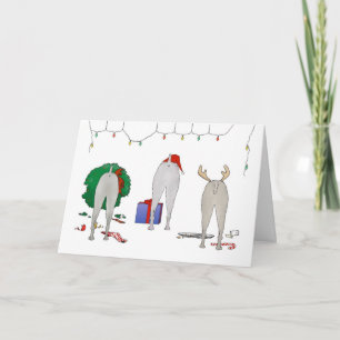 Niets dan een Weimaraner kerst Feestdagen Kaart