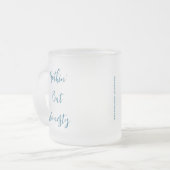 Niets Dan Eerlijkheid Matglas Koffiemok (Voorkant links)