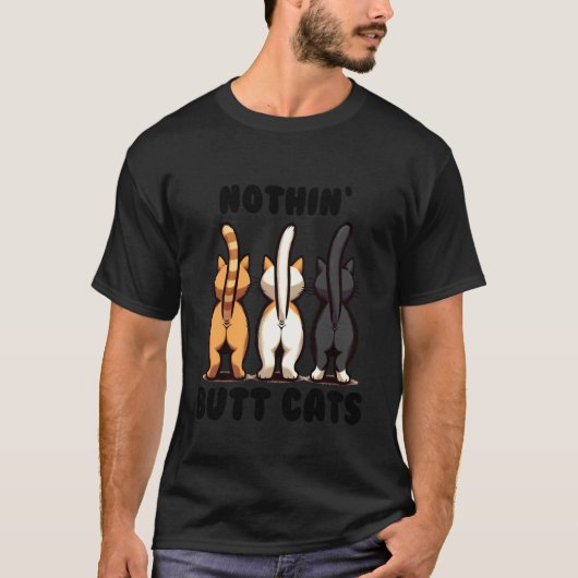 Niets Dan Grappige Kat Fun Kat T-shirt (Voorkant)