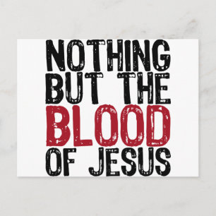 Niets dan het bloed briefkaart