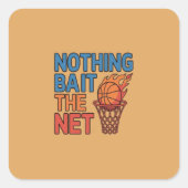 Niets dan het net vierkante sticker (Voorkant)