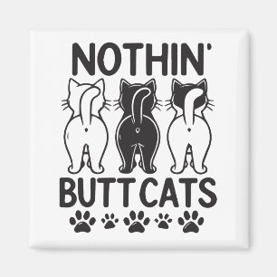 Niets dan katten grappige katten magneet