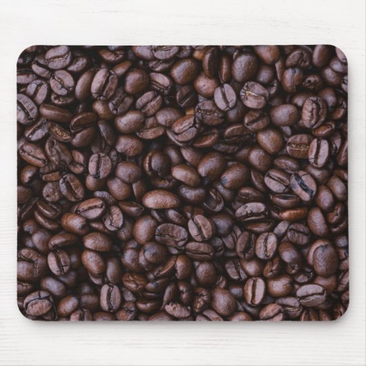 Niets dan koffiebonen muismat (Voorkant)