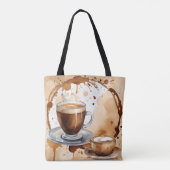 Niets dan koffievlekken tote bag (Achterkant)