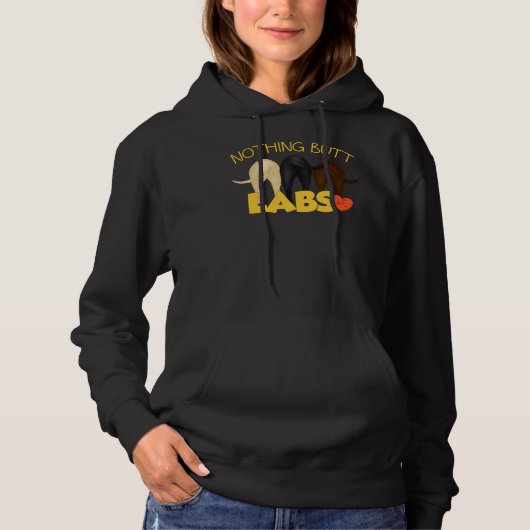 Niets dan Labs! Voor wie van Labrador Ret houdt Hoodie (Voorkant)
