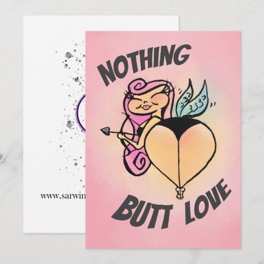 Niets Dan Liefde Feestdagenkaart (Voorkant / Achterkant)