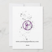 Niets dan Liefde Feestdagenkaart (Achterkant)