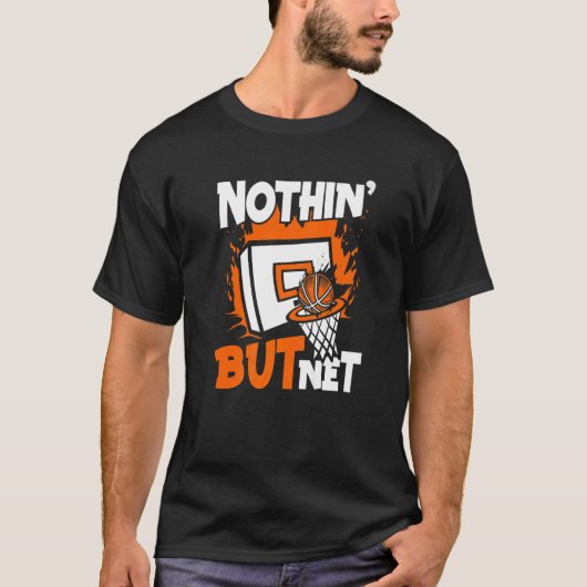 Niets Dan Net Pro Speler Professioneel Basketbal T-shirt (Voorkant)
