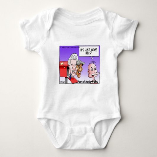 "Niets Dan Rekeningen" Grappige Cartoon Cadeaus &  Romper (Voorkant)