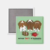 Niets dan sint-bernards magneet (Voorkant / Achterkant)