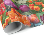 niets dan tulpen cadeaupapier (Rol Hoek)