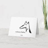 Niets dan Vrolijke Kerstmis (douane) Feestdagen Kaart (Achterkant)